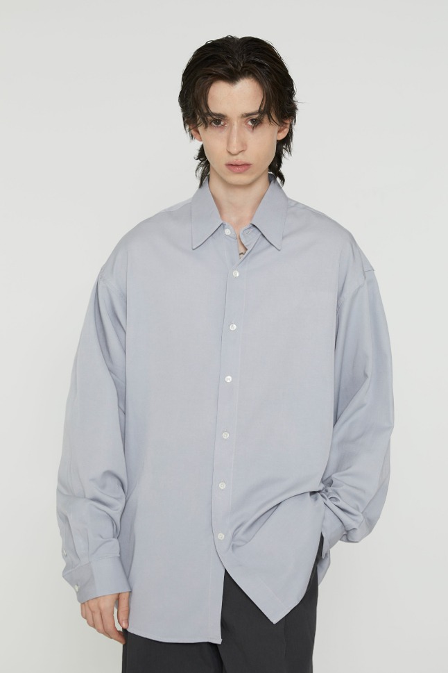 RIVER OVERSIZED DAILY SHIRT_GREY