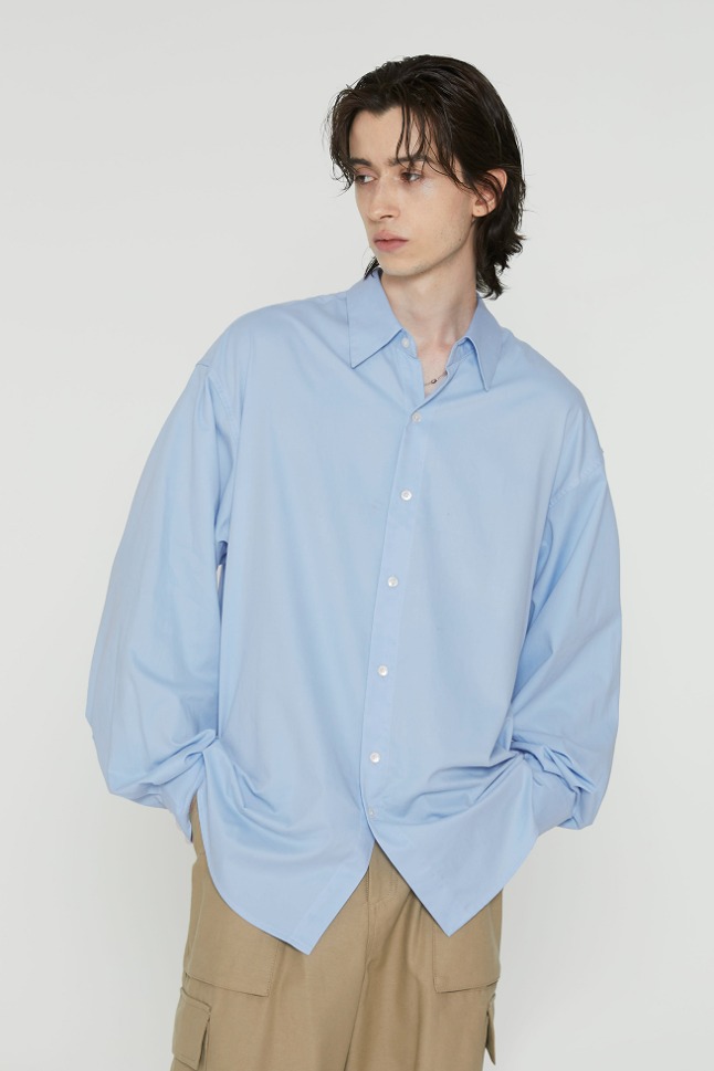 RIVER OVERSIZED DAILY SHIRT_BLUE